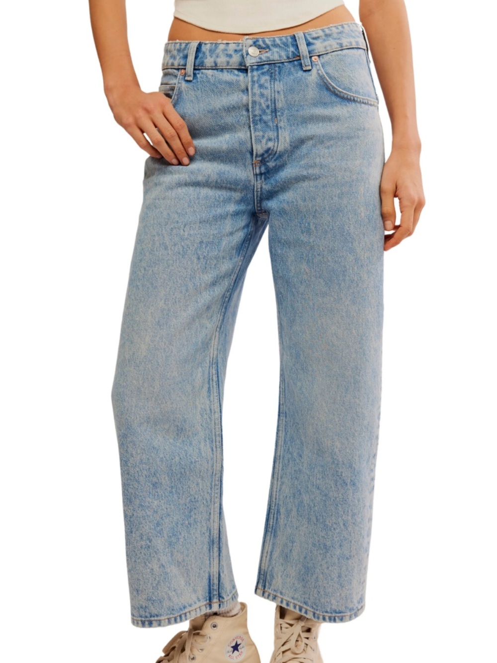 Free People We The Free Deep Trance Boyfriend slight barrel Jeans size 29